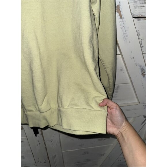 Talentless Crewneck Light Pale Green Thick Sweater Mens Size Small Sweatshirt - Picture 5 of 9